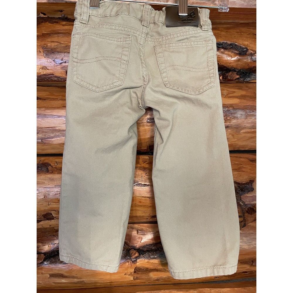 Lee Khaki Straight‎ Leg Jeans Size 2T - Picture 2 of 5